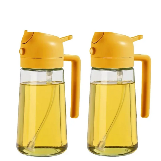 2 in 1 Glass Oil Sprayer And Dispenser