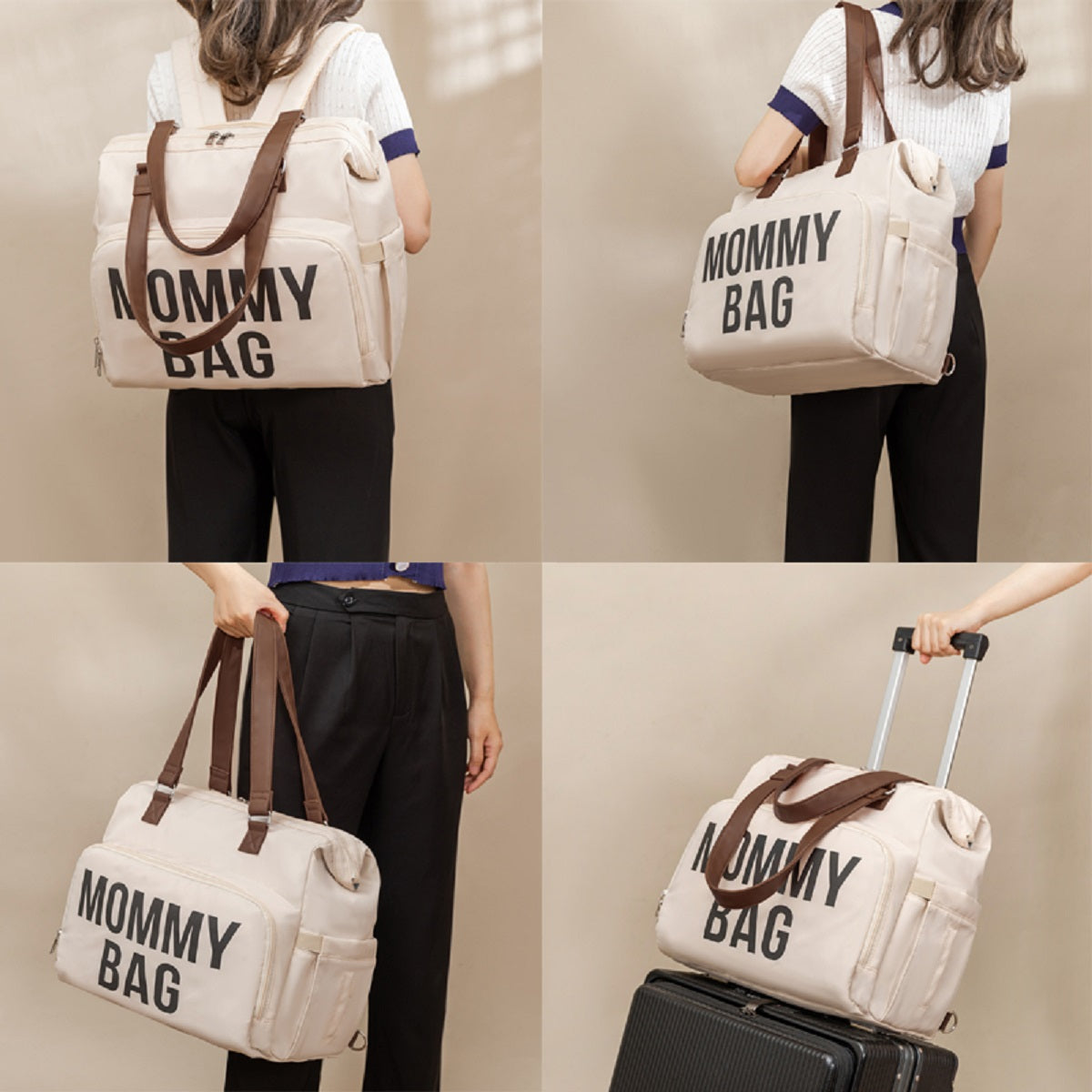 Multifunctional Large Mommy Bag for Hospital & Baby Diaper Travel Bag