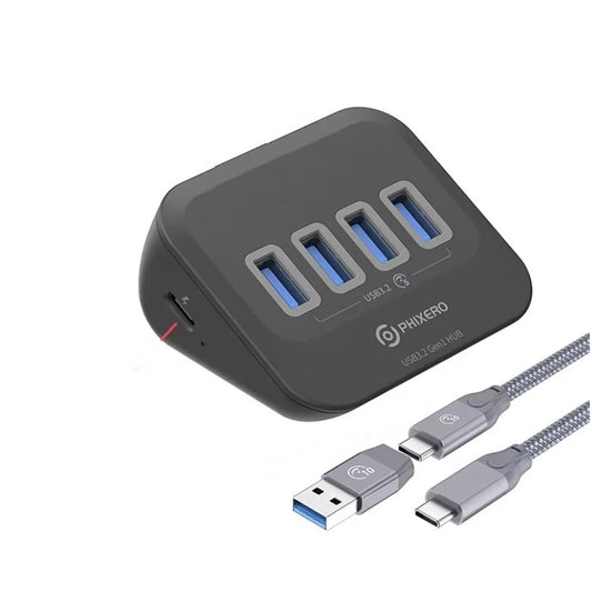 USB 3.2 Docking Station Hub 10Gbps Multi-Port Type-C Adapter with SD Card Reader
