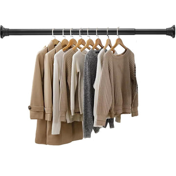 Adjustable Wardrobe Rail – Extendable Curtain & Shower Rod for Closet and Bathroom