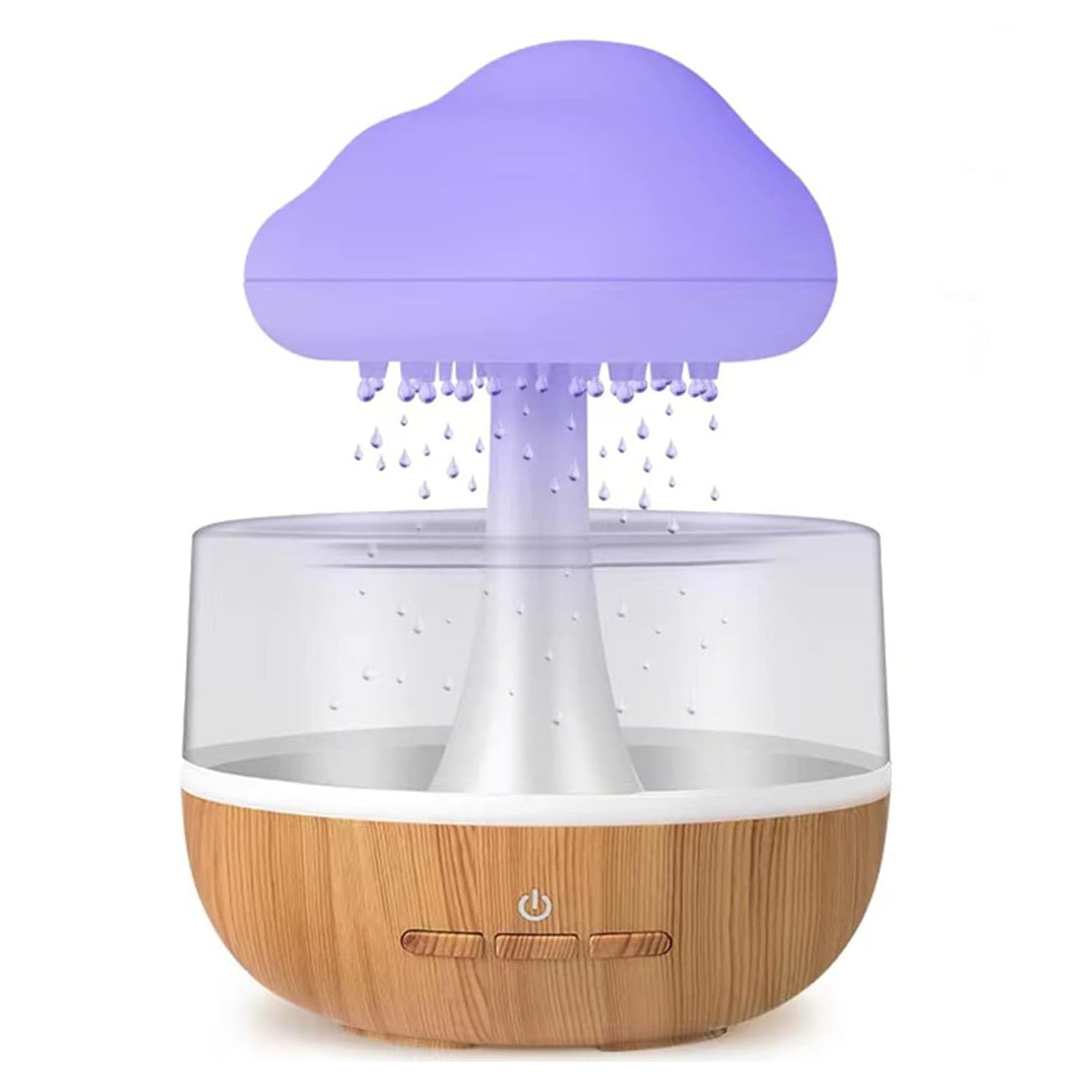 Rain Cloud Humidifier Colorful Mushroom Raindrop Atmosphere Lamp