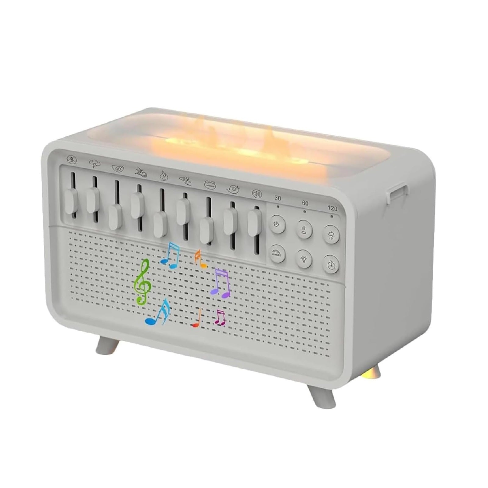 4-in-1 Bluetooth Speaker – Sleep Aid Night Light Humidifier Nature Sound Machine