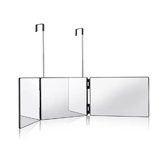 Adjustable Hanging Makeup Three-fold Mirror