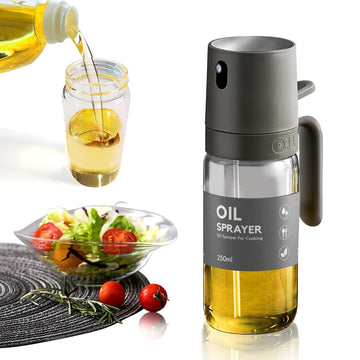 250ml Glass Oil Spray Bottle Cooking Oil Dispensers