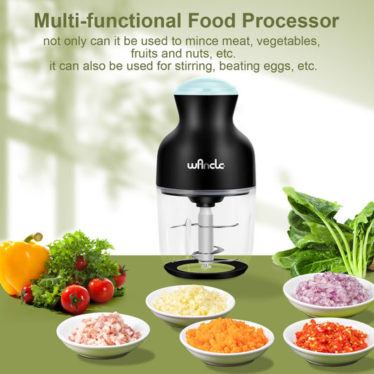 Electric Meat Grinder Food Chopper – Stainless Steel Blade for Meat And Veggies