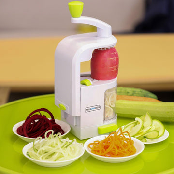 4-in-1 Rotating Blade Vegetable Spiralizer Noodle Maker