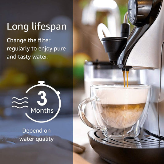 4-Pack Water Filters for Philips Coffee Machines Compatible with AquaClean CA6903