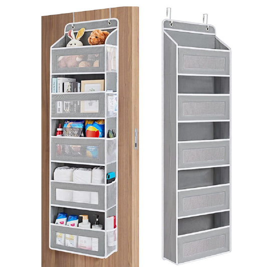 5 Shelf Hanging Door Organizer with Large Capacity Pockets