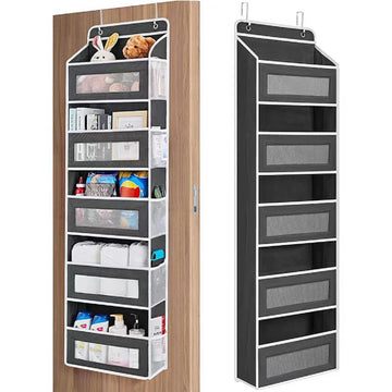5 Shelves Hanging Door Organizer with Large Capacity Pockets