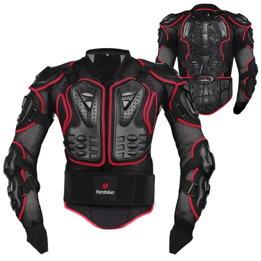Full Body Motorcycle Armor Jacket Riding Motorbike Protection