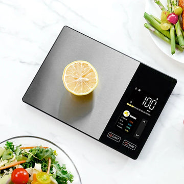 Smart Kitchen Scale 5kg/11lb Stainless Steel Digital Food Scale with Nutrition Tracking