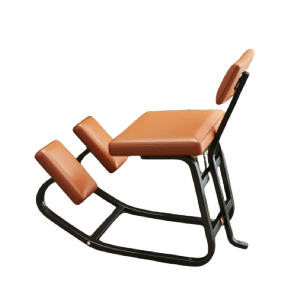 Ergonomic Kneeling Chair – Posture Support Rocking Stool with Thick Cu