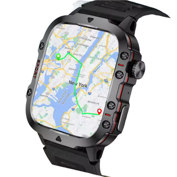 Men’s Rugged Outdoor GPS Smartwatch – 1.96" Bluetooth Call and Waterproof