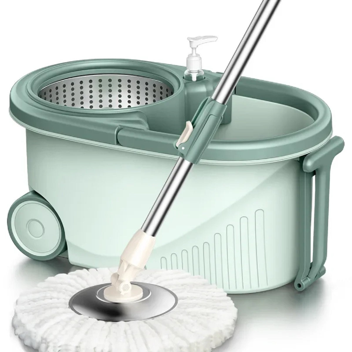 Easywring Microfiber Spin Mop And Bucket Floor Cleaning System