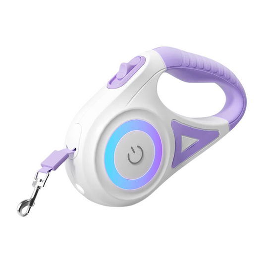 5M Automatic Retractable Dog Leash LED Light