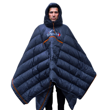 Wearable Winter Sleeping Bag Poncho & Camping Blanket