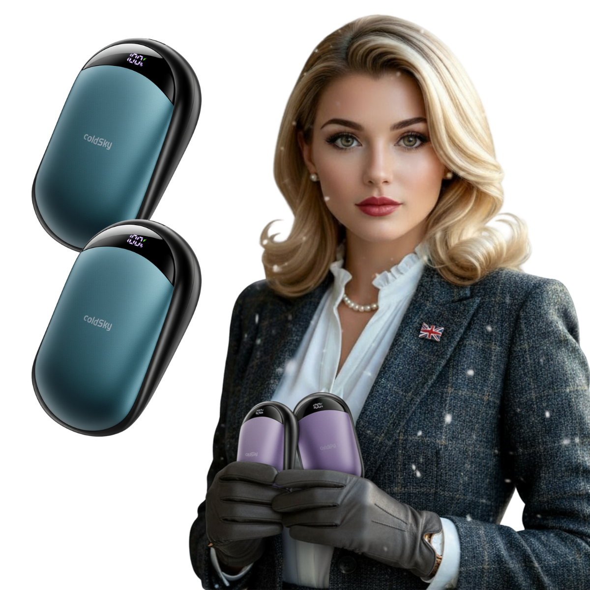 2-in-1 Hand Warmers – Magnetic Rechargeable Pocket Heater