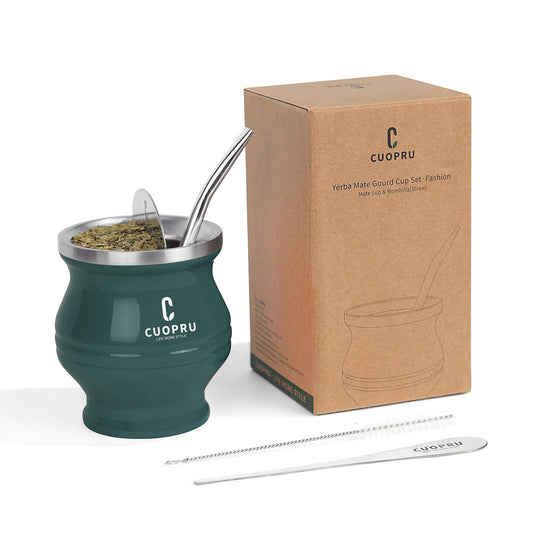 5 in 1 Yerba Mate Cup Bombilla Set