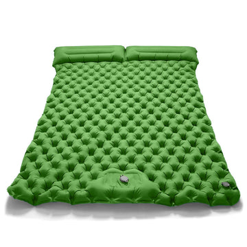 Extra-Wide Double Sleeping Pad Inflatable Camping Mattress for Outdoor & Travel