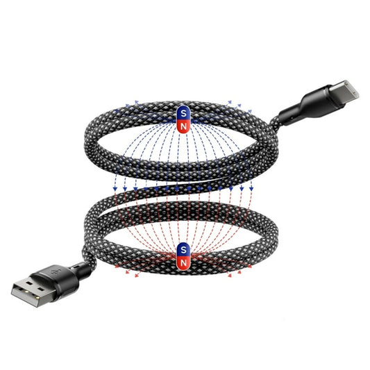 Magnetic USB Fast Charging Cable – Type-C and iPhone Compatible
