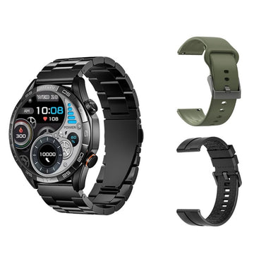 Solar Smartwatch 1.58″ – 5 Calling Modes Health & Sports Tracking