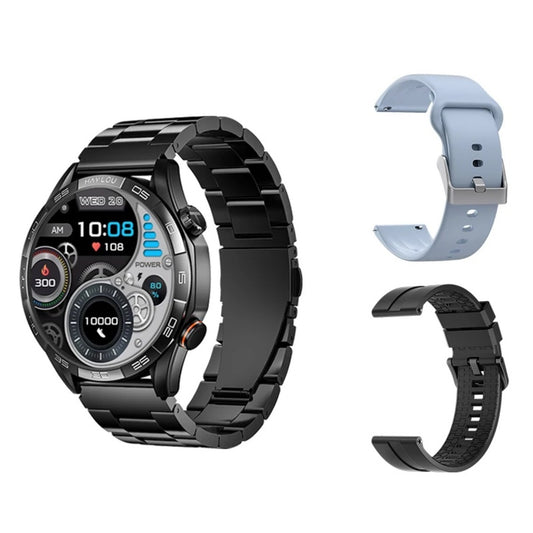 Solar Smartwatch 1.58″ – 5 Calling Modes Health & Sports Tracking