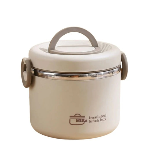 304 Stainless Steel Insulated Lunch Box 2-Layer Leakproof Food Container with Bag