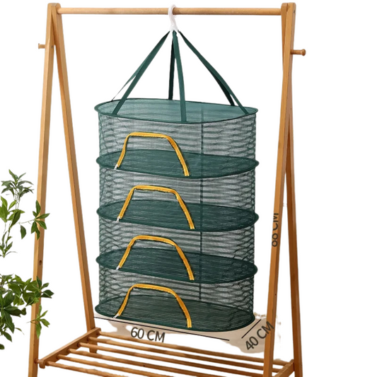 Layers Food Basket Herb Drying Net for Flowers Plants Organizer