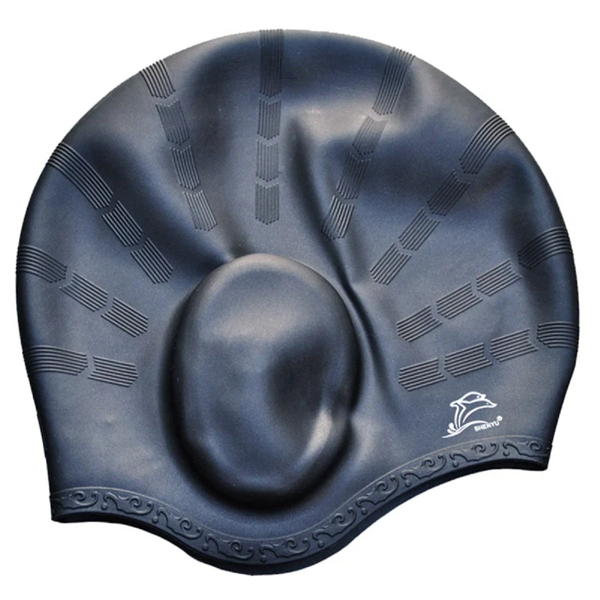 Waterproof Silicone Swim Cap – Non-Slip Pool Cap with Ear Protection
