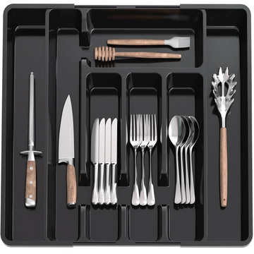 Expandable Drawer Cutlery Organizer for Kitchen Utensils