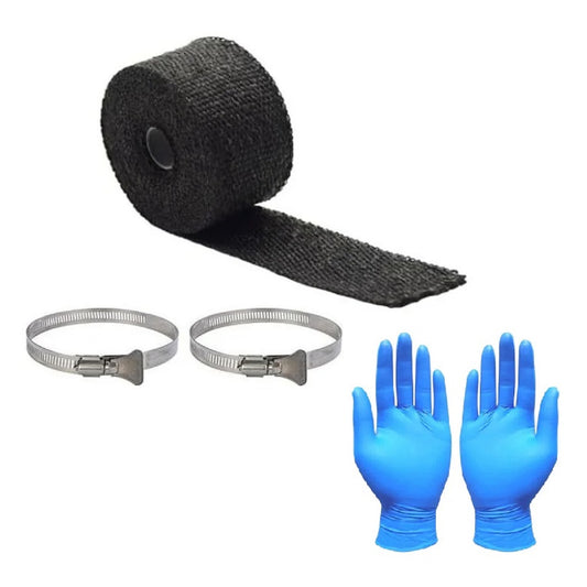 Fireproof Stovepipe Wrap – Heat-Resistant with Clamps for Tent Stoves