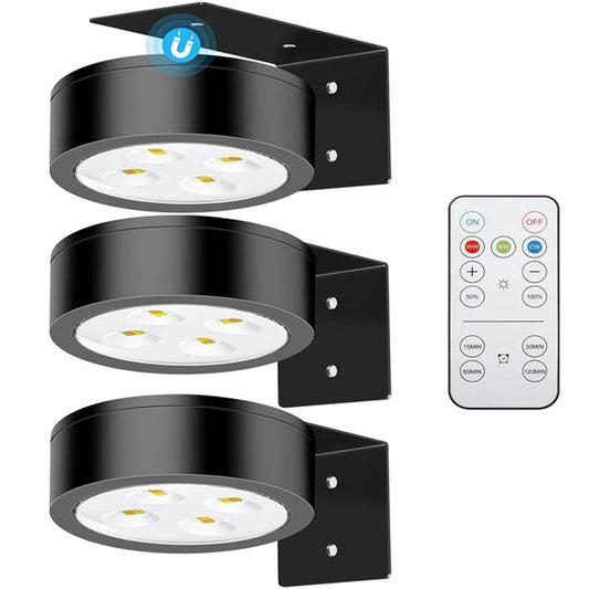3/6PCS Magnetic LED Picture Lights with Remote Dimmable Timer & 3 Lighting Modes