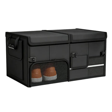 60L Foldable Car Trunk Organizer Waterproof Large Capacity Storage Bag