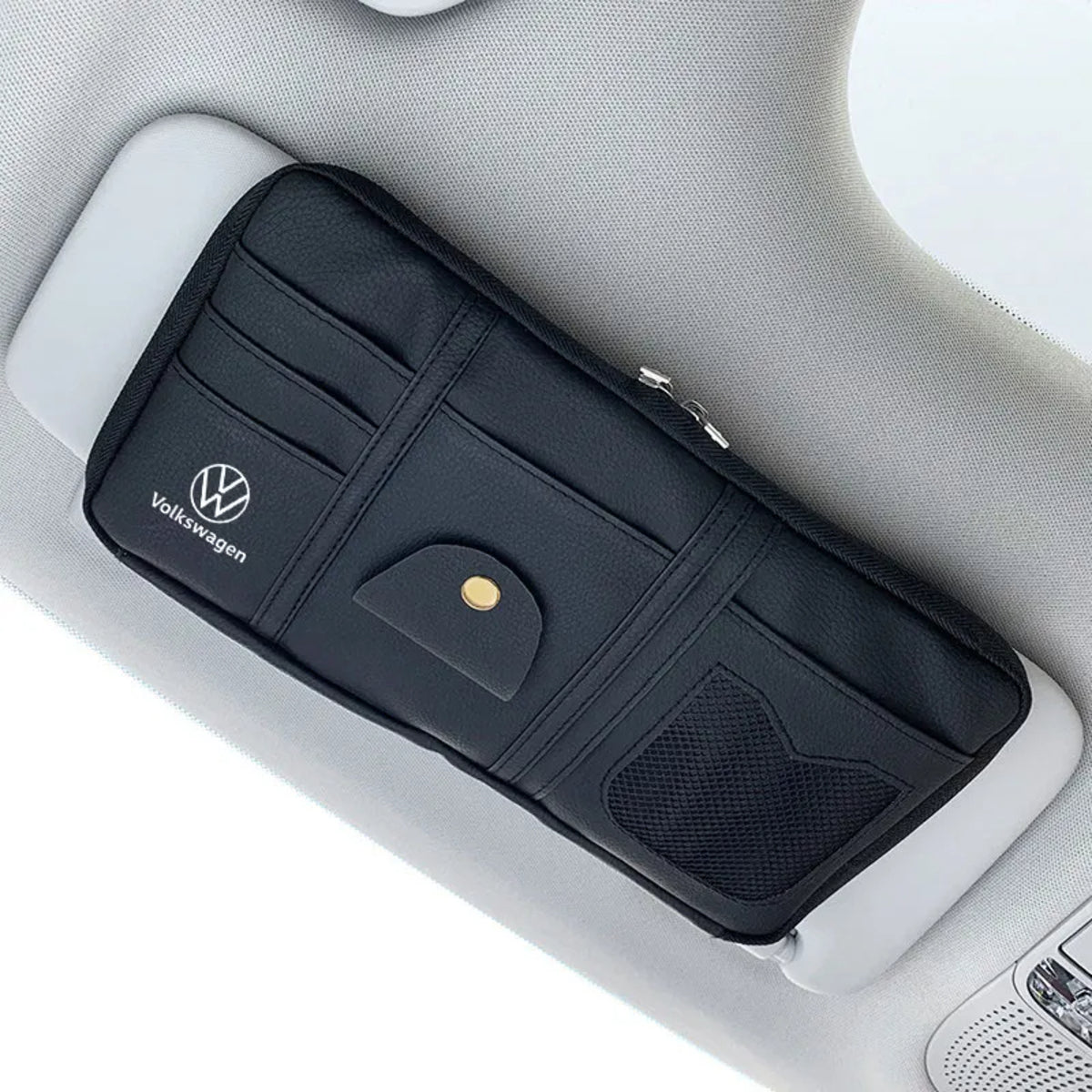 Car Sun Visor Organiser – Sunglasses Holder and Zip Pocket