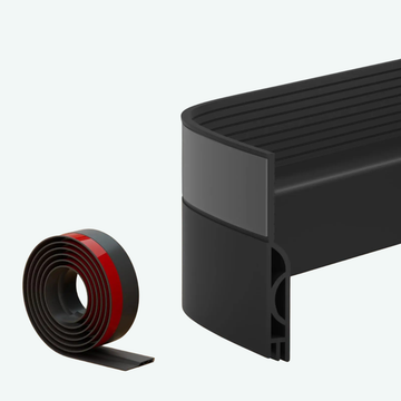 Door Draft Stopper Strip Under Door Gap Seal Insulation for Sound & Weather