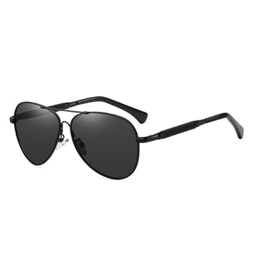 Titanium Alloy Polarized Photochromic Sunglasses for Men & Women
