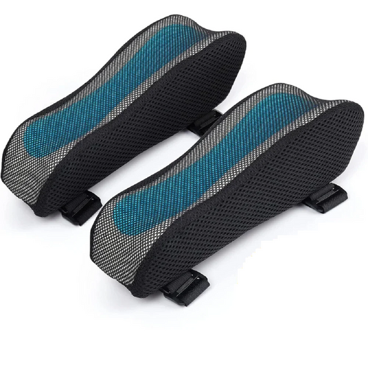 2Pcs Ergonomic Memory Foam Office Chair Armrest Pads