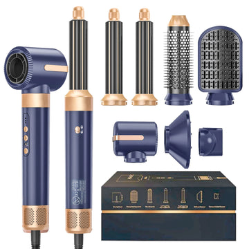 7-in-1 Hair Dryer Brush Ionic High-Speed Hot Air Styler with Diffuser