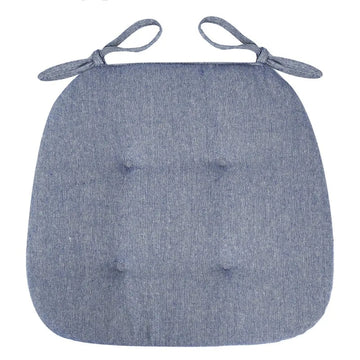 Anti-Slip Chair Cushion Breathable Solid Color Dining Seat Pad for Home