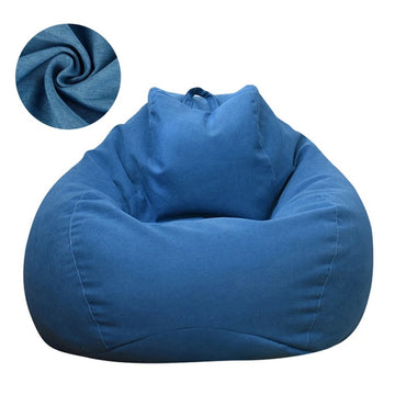 Large Bean Bag Sofa Cover Lazy Lounger Seat Cover for Living Room & Bedroom