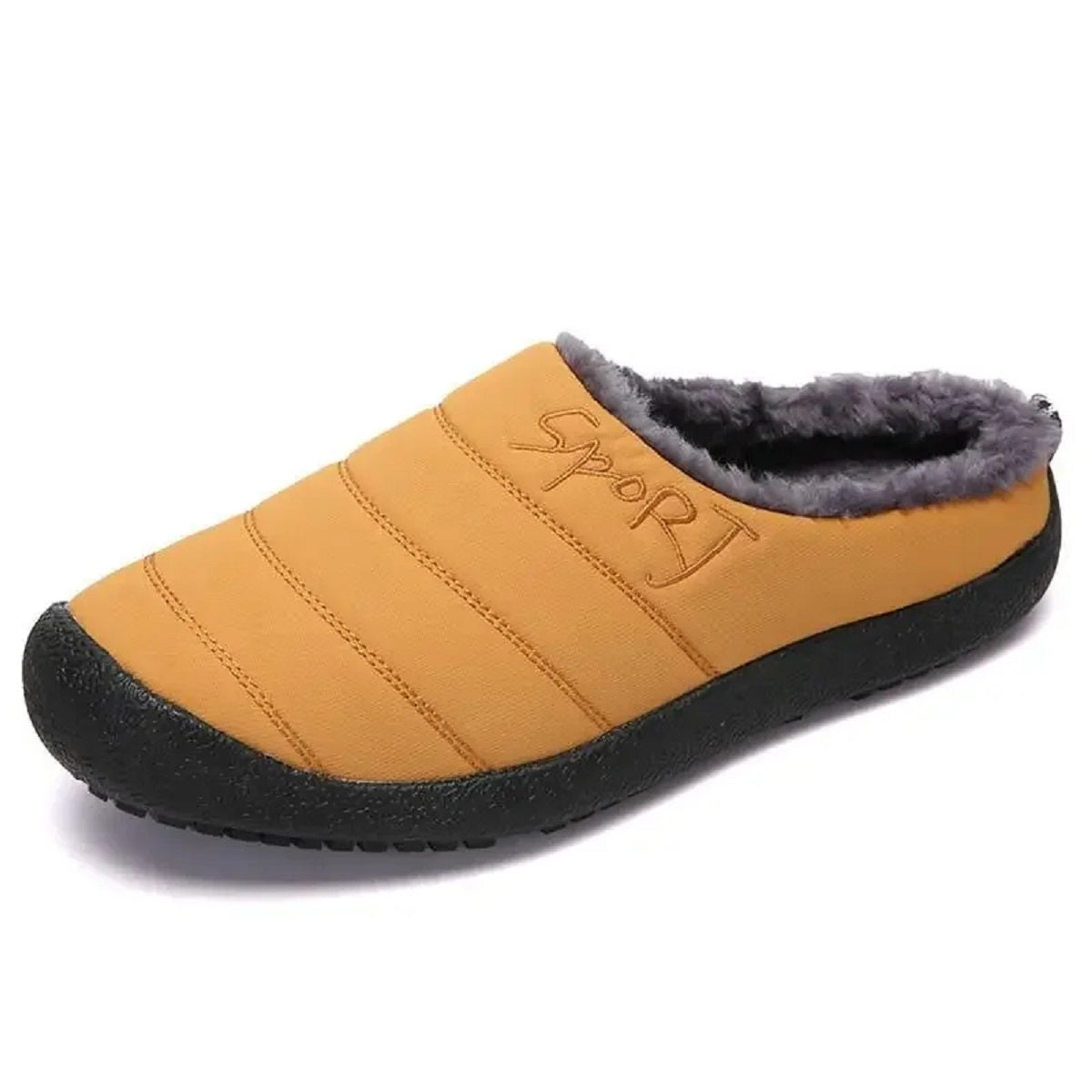 Winter Warm Slippers With Thick Plush Shoes