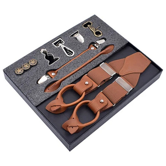 Adjustable Suspenders for Dress Pants Luxury Multi-set