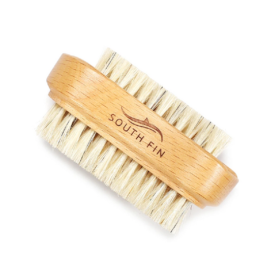 Natural Bristles Manicure Pedicure Tool Scrubbing Brush