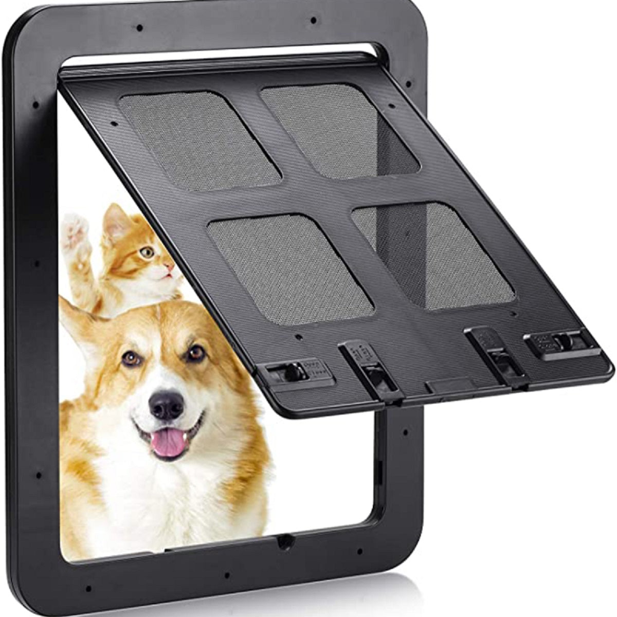 Dog Magnet Display Rack Magnetic Lockable Pet Screen Door