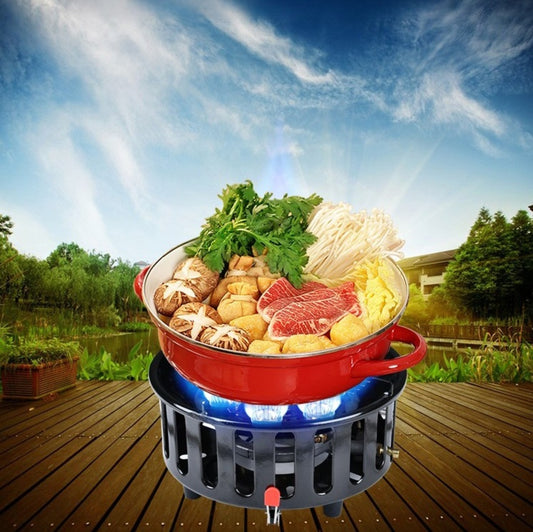 Camping Stove – 7-Core High-Power Portable Gas Burner with Ignition