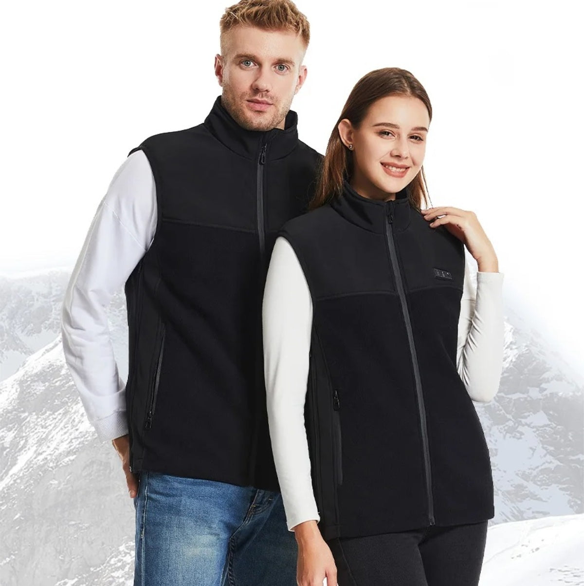 Fleece Heated Vest – USB Electric Heating Jacket