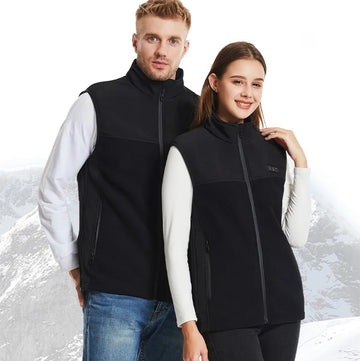 Fleece Heated Vest – USB Electric Heating Jacket