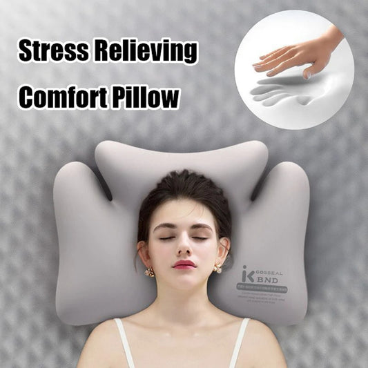 Ergonomic Memory Foam Pillow – Multi-Zone Cervical Support for Deep Sleep