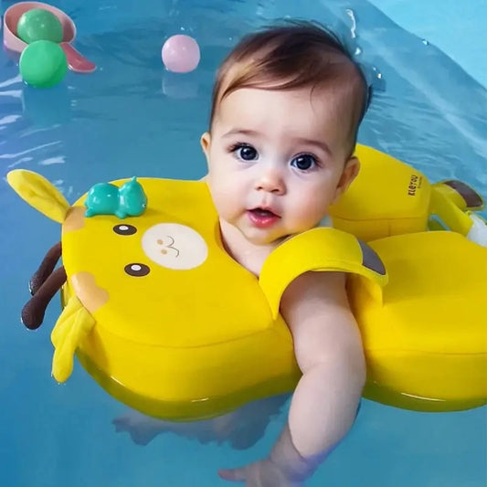 Baby Swim Ring – Non-Inflatable Buoyant Pool Float for Toddlers