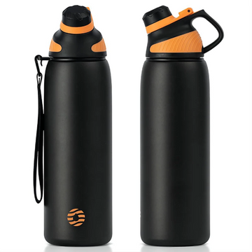 Thermos With Magnetic Lid Stainless Steel Water Bottle